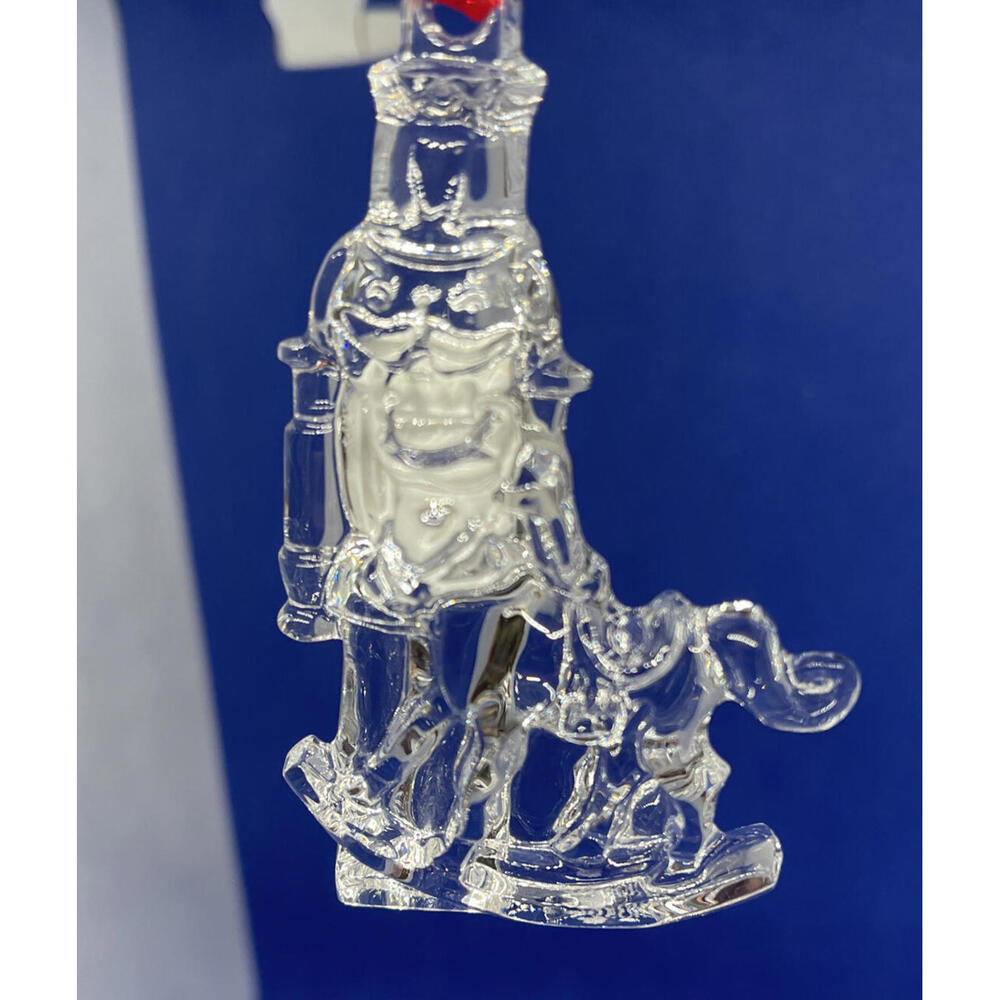 Waterford Crystal Ornament - NUTCRACKER W/ROCKING HORSE - New no box